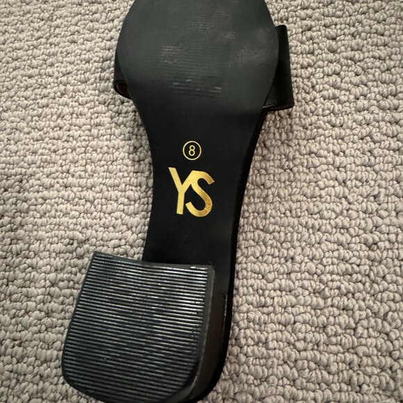 YOSI SAMRA Size 8 Black New Women's Danielle Heel Sandal - Picture 5 of 10